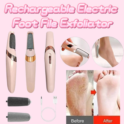 🌟2025 New rechargeable electric foot file exfoliator