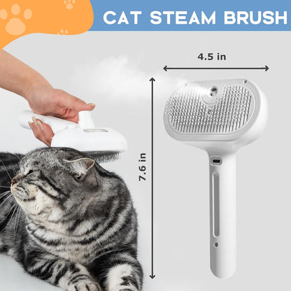 💥Last Sale 49% OFF💥-3 in 1 Pet Steam Brush✨