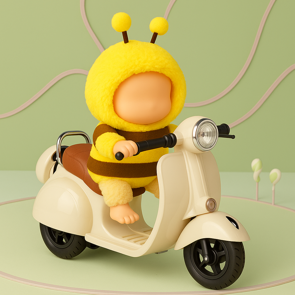 🛵LBB Scooter Toy with Light and Music