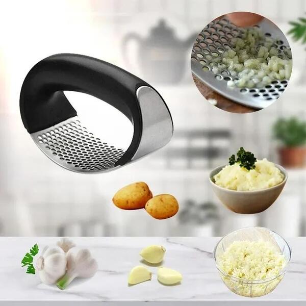 🔥2025 New Year Special - 75% off🔥 Stainless Steel Garlic Press