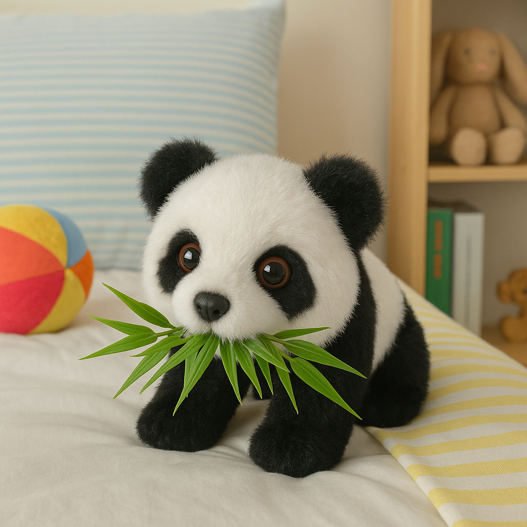 🐼My realistic panda toy - 🎋A friend from the bamboo forest