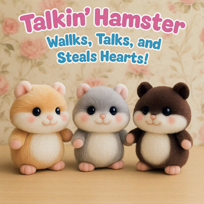 🐹Talkin’ Hamster: Walks, Talks, and Steals Hearts!