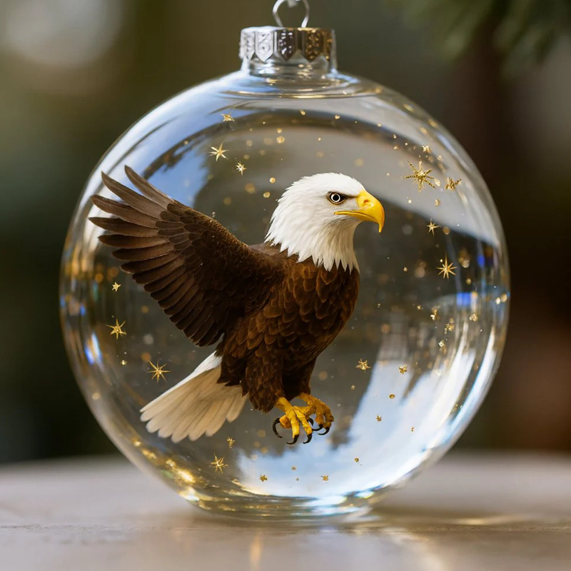 🐦 50% OFF NOW! ✨ Nature's Bird Glass-Look Sphere Ornament - Realistic Feathered Design with Weather-Resistant Finish for Garden & Patio Decor 🌿🌟